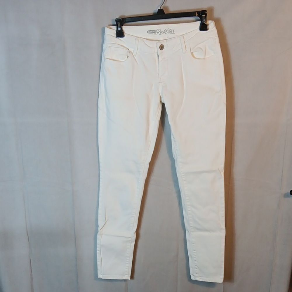 Old Navy Women's Cream Skinny Jeans